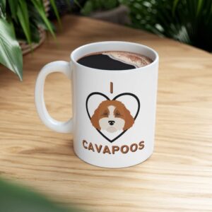 EXPRESS YOUR LOVE FOR CAVAPOOS WITH OUR ADORABLE COFFEE CUP