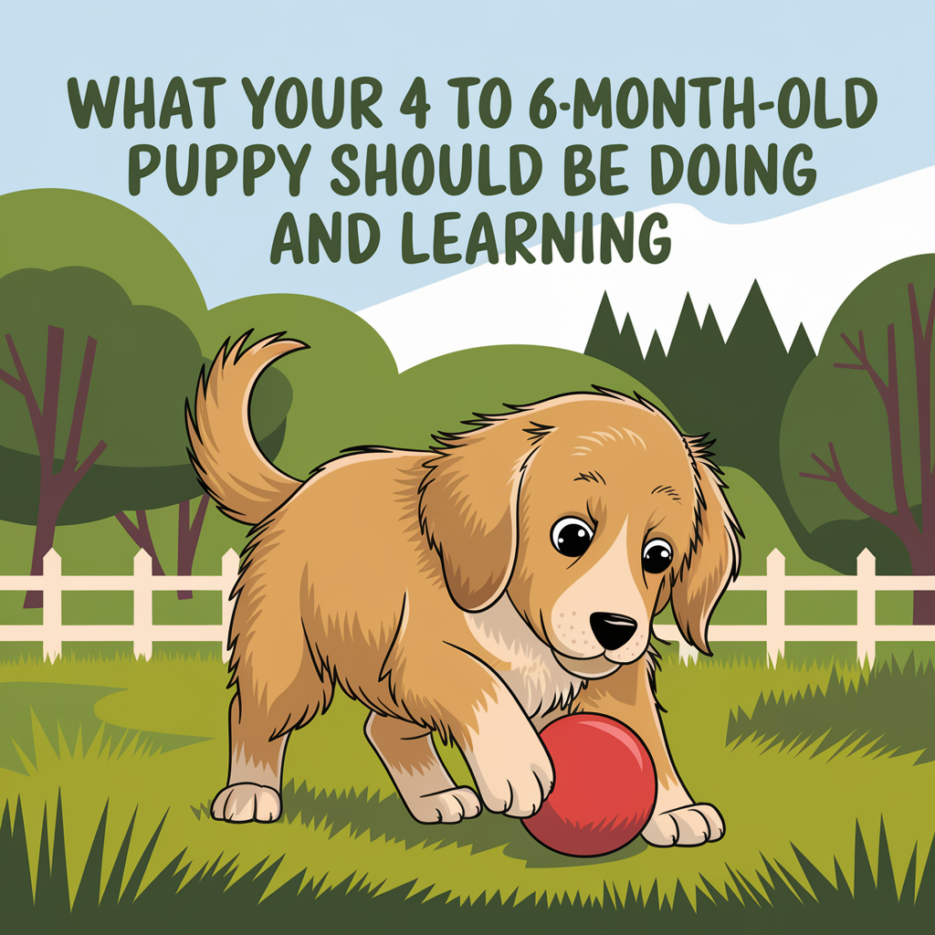 What Your 4 to 6-Month-Old Puppy Should Be Doing and Learning