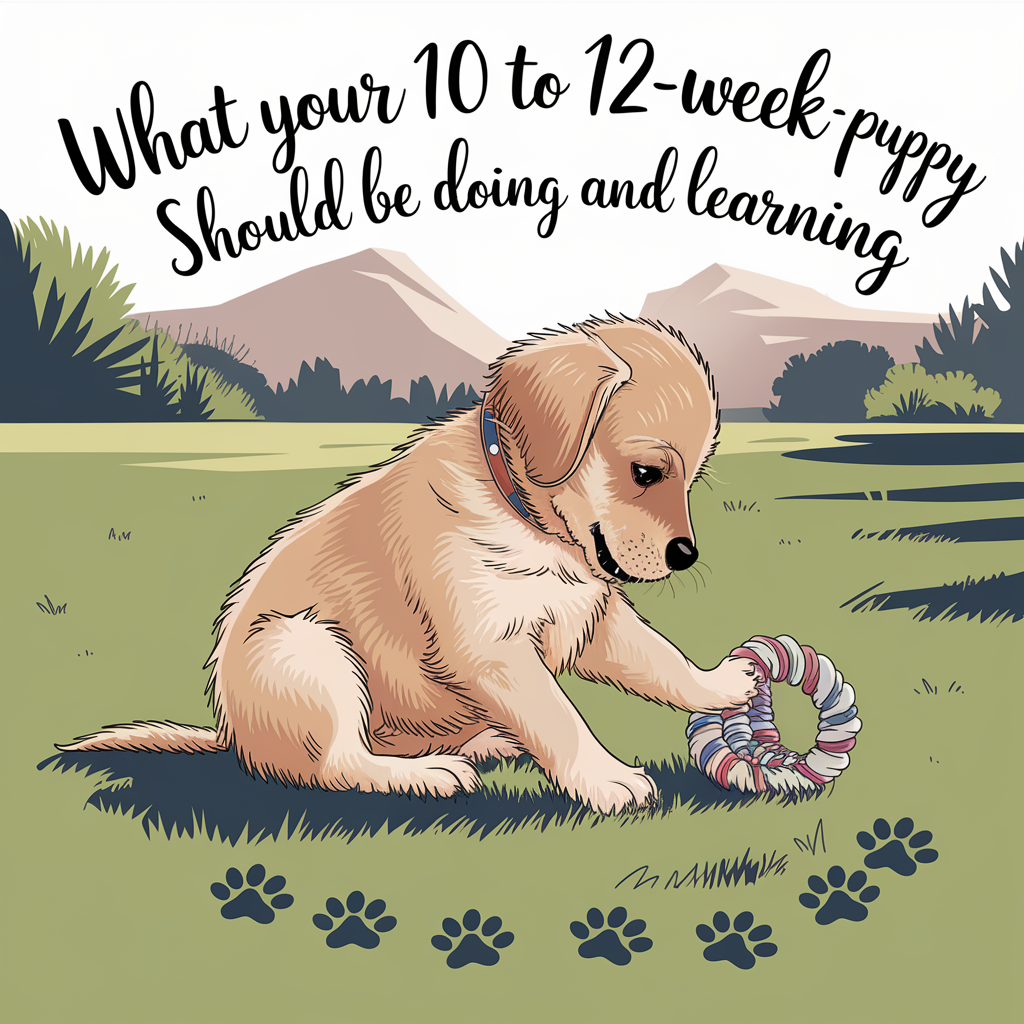 What Your 10 to 12-Week-Old Puppy Should Be Doing and Learning